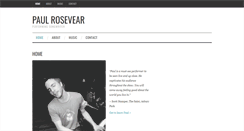Desktop Screenshot of paulrosevear.com